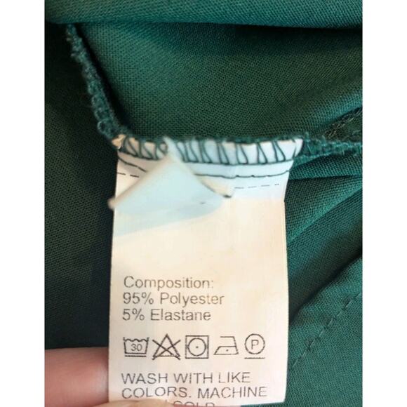 Lace Long Sleeve V Neck Short Dress Elastic Waist Swing A-Line Dress - Picture 8 of 9